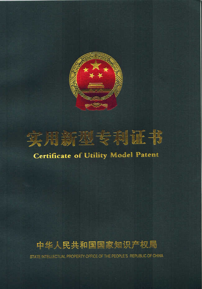 大阳城集团首页TPE实用信息专利证书